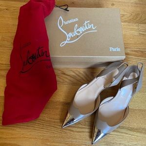 Christian Louboutin Calamijane 70 Slingback Pumps
